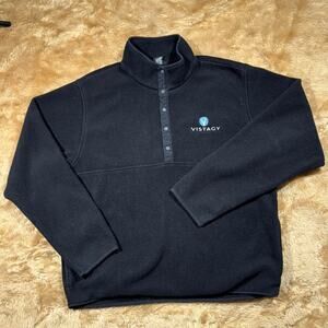 L.L.‎ Bean Vintage 80s Fleece Quarter-Zip Jacket Men's Size L Retro 24x27